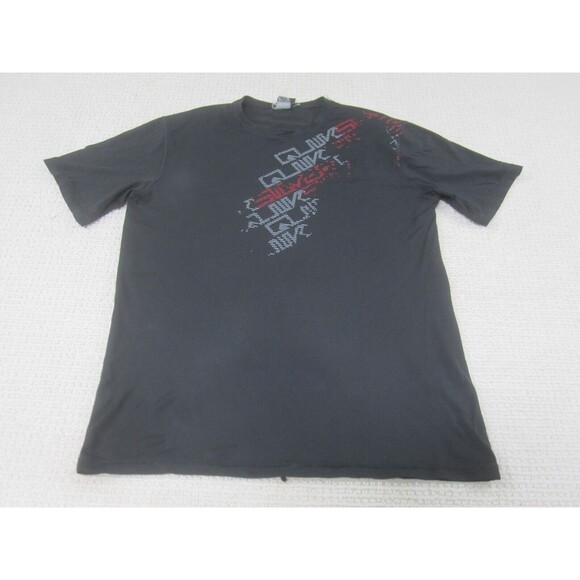 Quiksilver‎ Shirt Mens Large Black Waterman Swim Surfs Up Compression Crew Neck - Picture 1 of 8